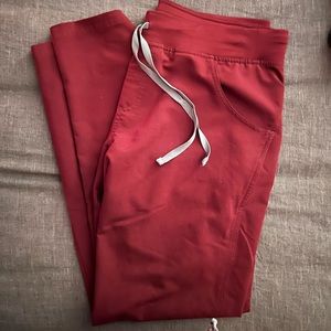 Figs burgundy scrubs